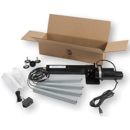 Electric 4 Post Hydraulic Lift Kit, Load Cap. 1000 lb. MPN:4E-D1A-12-S