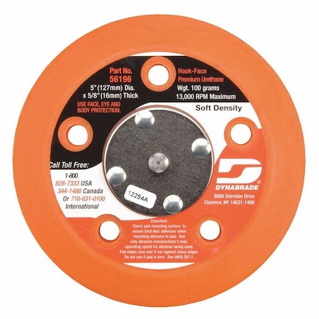 Vacuum, Disc Pad, 127 mm dia. MPN:56196