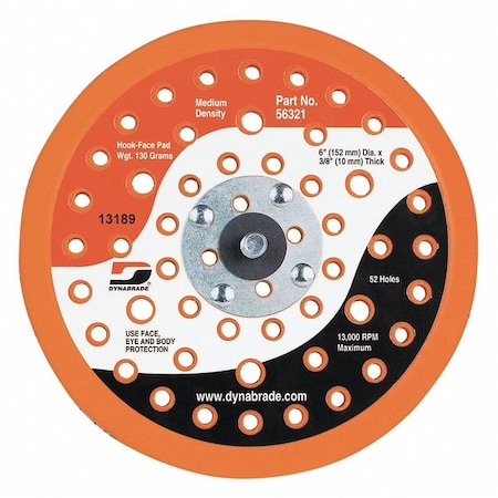 Vacuum, Disc Pad, 52 Holes, 6