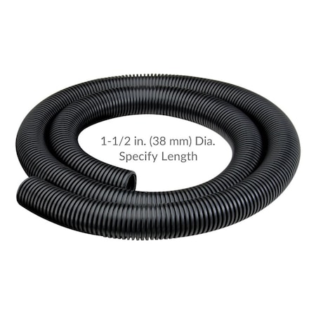Static Conductive Hose, Black, 1-1/2