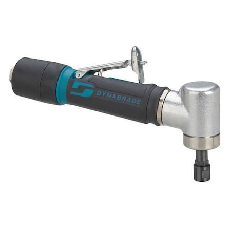7 Degree Offset Die Grinder, 1/4 in NPT Female Air Inlet, 1/4 in Collet, Heavy Duty, 25, 000 RPM MPN:48205
