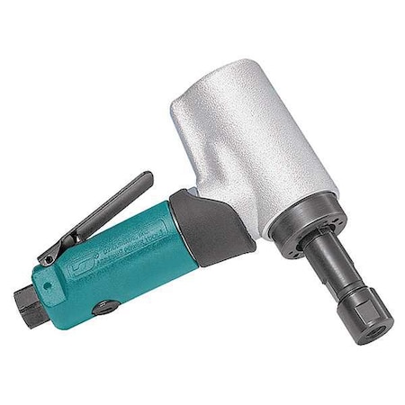7 Degree Offset Die Grinder, 1/4 in NPT Female Air Inlet, 1/4 in Collet, Heavy Duty, 20, 000 RPM MPN:52218