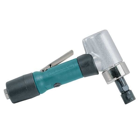 7 Degree Offset Die Grinder, 1/4 in NPT Female Air Inlet, 1/4 in Collet, Heavy Duty, 18, 000 RPM MPN:52293
