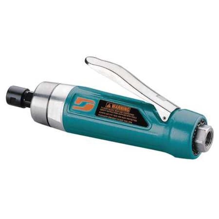 Straight Die Grinder, 3/8 in NPT Female Air Inlet, 1/4 in Collet, Heavy Duty, 15, 000 RPM, 1.0 hp MPN:52667