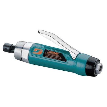 Straight Die Grinder, 3/8 in NPT Female Air Inlet, 1/4 in Collet, Heavy Duty, 20, 000 RPM, 1.0 hp MPN:52669