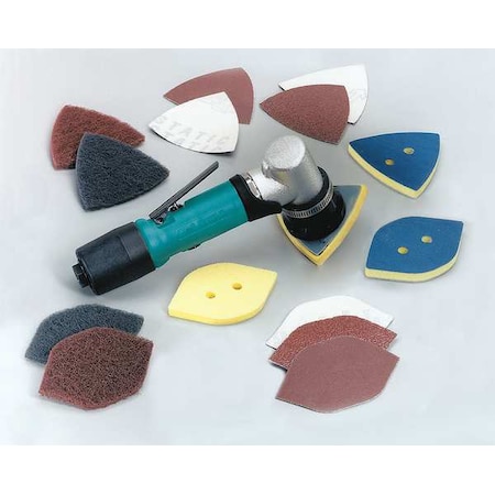 Air Detail Sander, 1/4 in, NPT, Off-Set MPN:57910