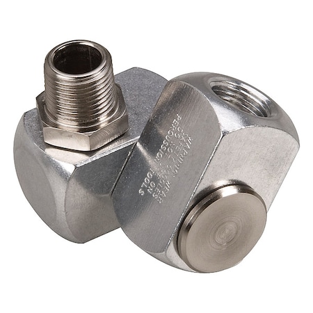Swivel Connector, 3/8 In.(M)NPT x (F)NPT MPN:95461