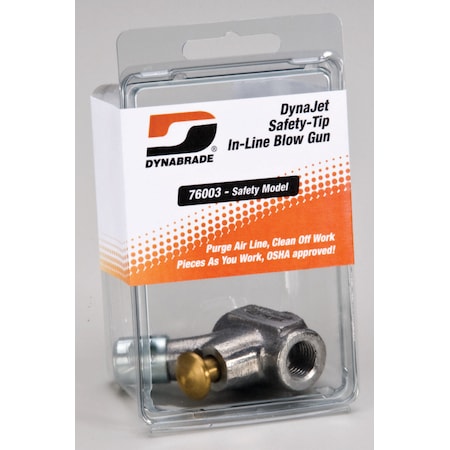 DynaJet, Safety In-Line Blow Gun, 76003 MPN:76003