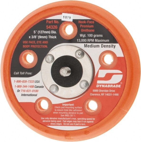 Disc Backing Pad: Hook & Loop MPN:54326
