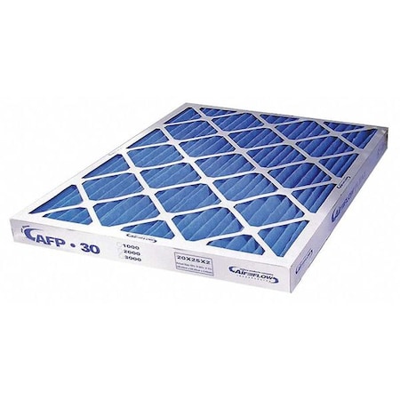 AirFilter, 2inD, 25inH, 20inW, Pleated MPN:64671