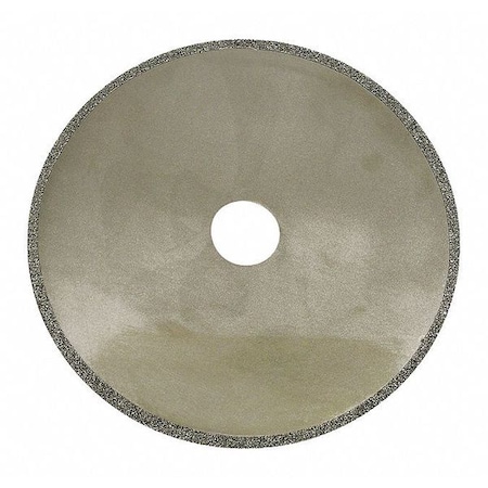 Abrasive Cut-Off Wheel, Continuous Rim, 3 in Dia, 3/8 in Arbor Hole Size, Diamond, 40 Grit MPN:93917
