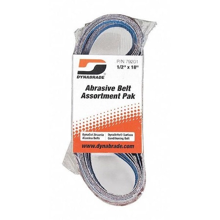 Belt, Assortment, PK, 1/2