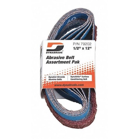 Belt, Assortment, PK, 1/2