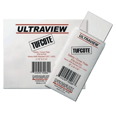 2X4.25 Tufcote Hard Coated Safety Lens MPN:UVT01