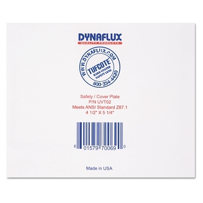 4 1/2 X 5 1/4 Tufcote Hard Coated Safety Lens MPN:UVT02