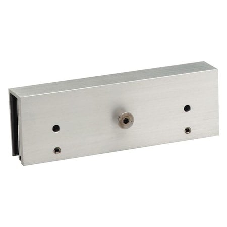 Glass Door Bracket, Aluminum, Unfinished, For Use With: 3101B Magnetic Locks MPN:4801