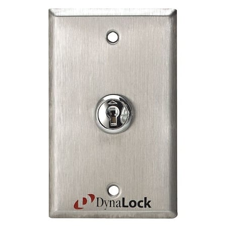 Keyswitch, Silver, SS, 6A at 125VAC Amps AC MPN:7050