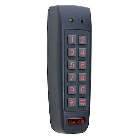 Access Keypad, Plastic, Blue, 6in. Hx2in. W MPN:7450