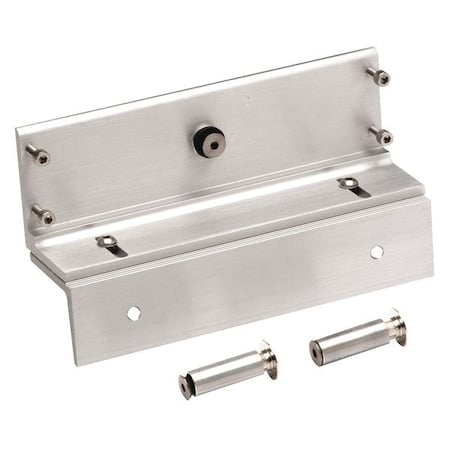 Z-Bracket, Aluminum, Brushed Aluminum, For Use With: Gate Locks Includes: Mounting Hardware MPN:GLB