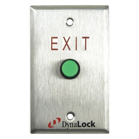 Push to Exit Button, SS, Green MPN:6115M