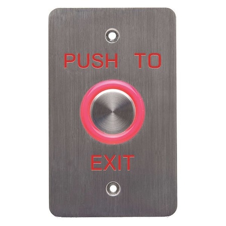 Push to Exit Button, SS, Green/Red MPN:6610E