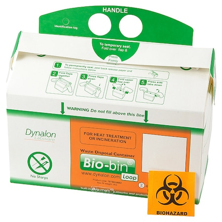 WasteDisposalContainer, 9inL, PK50 MPN:797303-0002