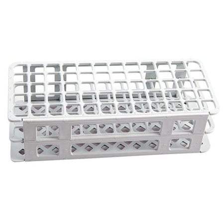 Test Tube Rack, 6x12 Format, White, 2-5/8