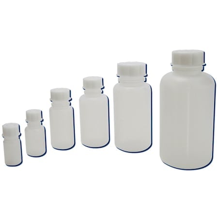 Graduated Wide Mouth PP Bottles, 50, PK 5 MPN:202445-0500