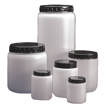 HDPE CYLNDRCL JAR W/CAP 70ML, PK10 MPN:226415-0070