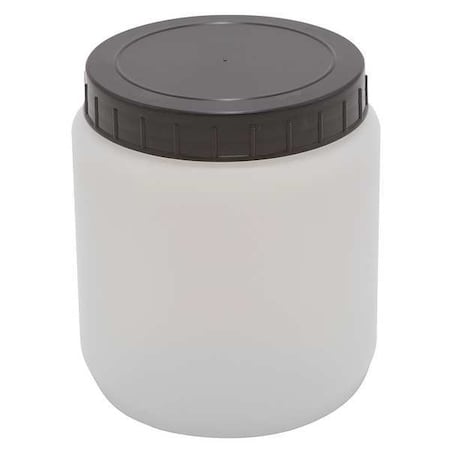 HDPE CYLNDRCL JAR W/CAP 1000ML, PK10 MPN:226415-1000