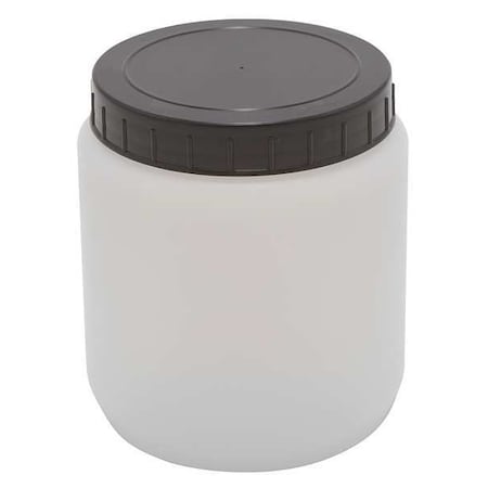 HDPE CYLNDRCL JAR W/CAP 1500ML, PK10 MPN:226415-1500