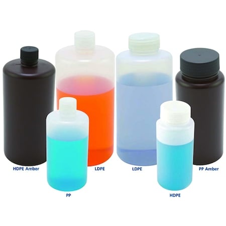 HDPE Narrow-Mouth Bottles, w/45 mm C, PK6 MPN:301705-0064