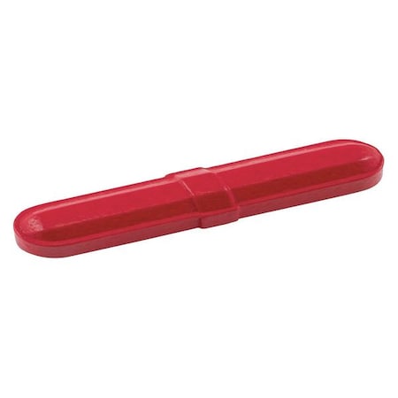 Stirring Bar, Red, Octagonal, 5/16