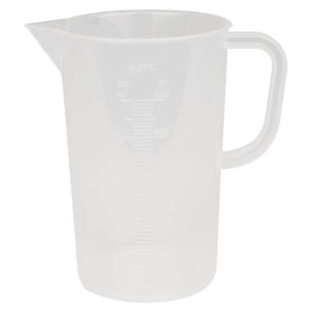Beaker, Polypropylene, Tall Form with Handle, 500 mL / 16.91 fl oz Capacity, Not Rated MPN:326485-0500
