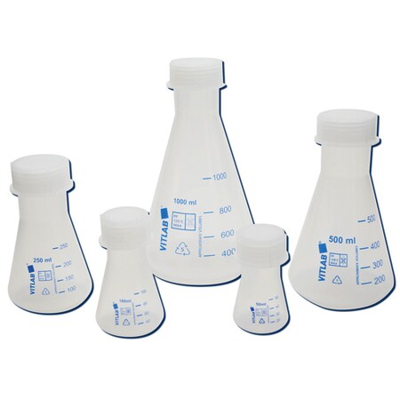 Erlenmeyer Flask, Screw Caps, 50 m, PK 6 MPN:341465
