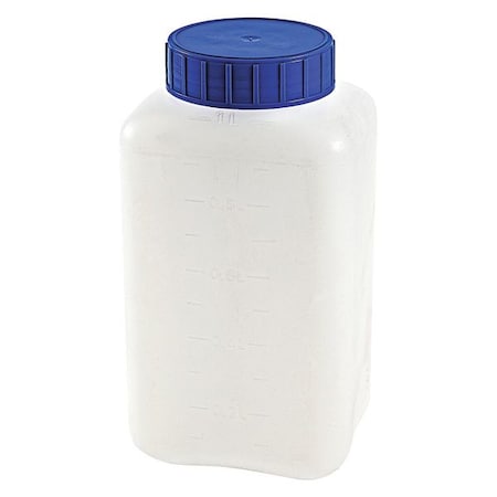 Bottle, Rectangular, HDPE, 1000mL, PK6 MPN:501305-1000