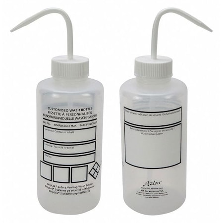 Wash Bottle, 88.9mm dia., Wide Mouth, PK5 MPN:506474-0003
