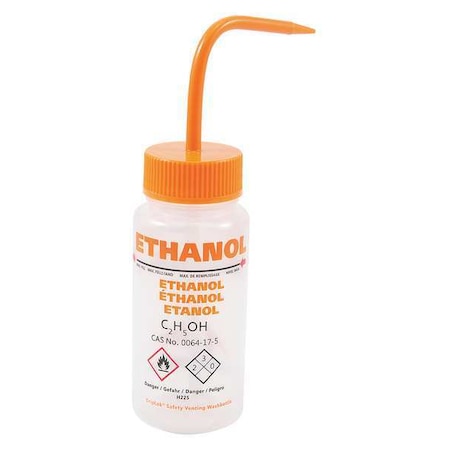 Translucent, 250 mL. Wash Bottle, PK5 MPN:506485-0002