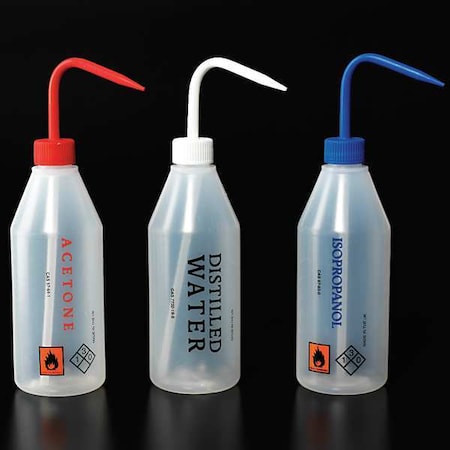 Wash Bottle, Plastic, 7.28 in H, PK5 MPN:506915-0002