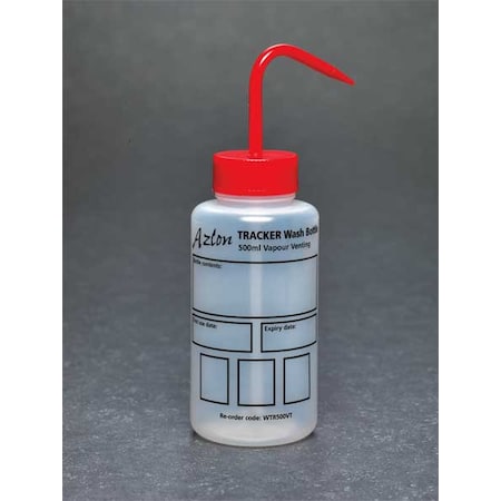 Translucent, Wash Bottle 500mL, PK5 MPN:506995-0004