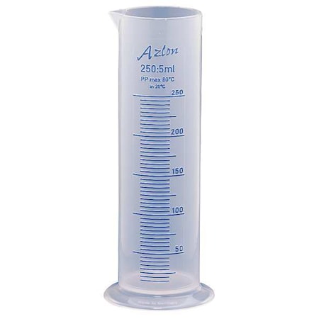 Graduated Cylinder, 250mL, Polypropylene MPN:537835-0250