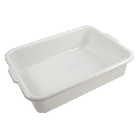 Stack & Nest Storage Tote, 5 gal, 20-1/4 in L x 15-1/4 in W x 5 in H, Natural, Polypropylene MPN:410555