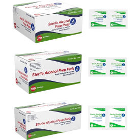 Dynarex 1113 Sterile Alcohol Prep Pad Medium 2000 Pcs 1113