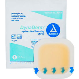 Dynarex DynaDerm™ Thin Hydrocolloid Dressing Bandage 4
