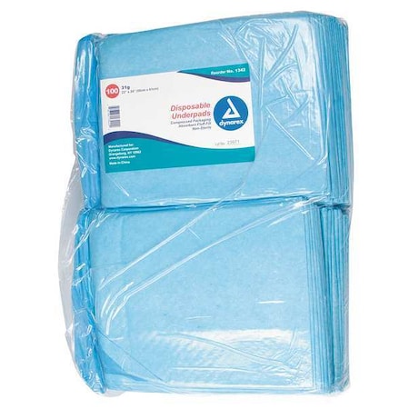 Disposable Underpads, 23x24In, 31 g, PK200 MPN:1342