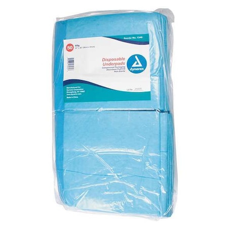 Disposable Underpads, 23x36In, 60g, PK150 MPN:1346