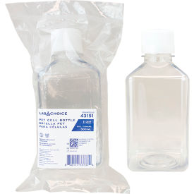 Dynarex® LabChoice PET Cell Bottle 500ml Capacity White Pack of 100 43151