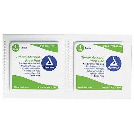 Alcohol Pads, Antiseptics, PK1000 MPN:1116