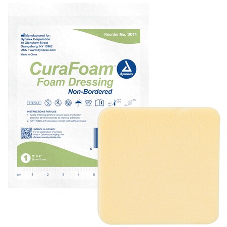 CuraFoam Foam Dressing-2x2