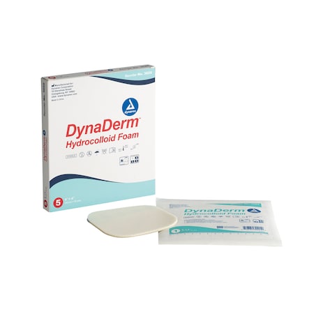 DynaDerm Hydrocolloid Foam-4x4